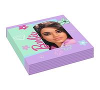 Amscan Barbie Sweet Life 9915483 - Servilletas de almuerzo para fiesta de cumpleaños para niños, paquete de 8