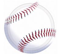 Amscan Baseball Dinner Plates - 8 ct by Amscan