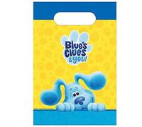 amscan- Bolsa de papel Blues Clues, Multicolor (9913282)