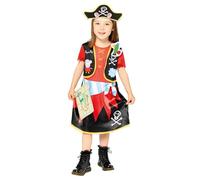 amscan Child Girls Official Peppa Pig Licensed Pirate Fancy Dress Costume