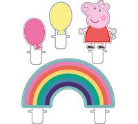 amscan Child Peppa Pig Candle Set (4 Piece)