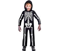 amscan Children's Skeleton Bone Scaffold Costume Carnival Theme Party Halloween