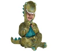 amscan Childs Boys Girls Green Baby Roar Dinosaur Fancy Dress Costume