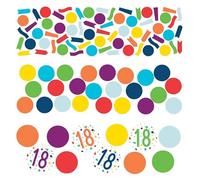 amscan Confeti 18 Confetti Birthday 34 gramos papel