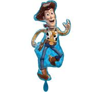 amscan cumpleaños Toy Story 4 Woody-Globo de aluminio-1 unidad, color, 22"/55cm x 44"/111cm (3987201)