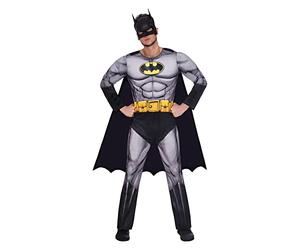 amscan Disfraz Adulto Batman Clásico Hombre L