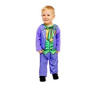 amscan Disfraz Bebe W.B.: Joker Comic Talla 18-24 Meses