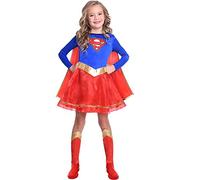 amscan Disfraz clásico de Warner Bros DC Comics Supergirl con licencia oficial