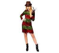 amscan - Disfraz de adulto Freddy Kruger, vestido, sombrero, guante, asesino en serie, asesino y Halloween