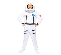 amscan Disfraz de astronauta blanco para hombre, talla L, sólido, color, Large (9908689)