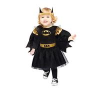 amscan-Disfraz Bebe W.B.: Batgirl T.6-12 Meses, color negro, (361-9907676_0194099015288)