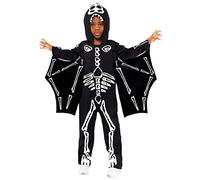Amscan Disfraz de esqueleto de pterodáctilo unisex para Halloween, de 3 a 4 años, multicolor