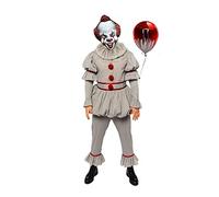 amscan Disfraz de Pennywise The Clown para hombre, disfraz de circo, Halloween, horror (pecho: 40 pulgadas)