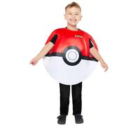 amscan Disfraz de Poke Ball de tabardo para niños 9918521 (de 3 a 7 años)
