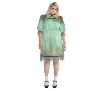 Amscan Disfraz Halloween Mujer Talla Plus Grande Fantasma Verde 8401541