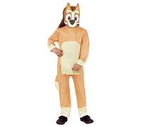 amscan 9916043 Disfraz de bingo de 6 a 8 años, para niños, niñas, marrón, talla años