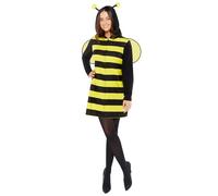 Amscan Disfraz de Abeja de Forro Polar para Adulto - Talla Dama M/L