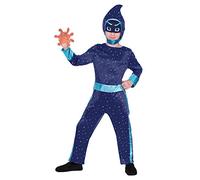 amscan - Disfraz infantil PJ Masks de ninja nocturno, mono, gorro con máscara de ojos, accesorio de juguete, héroes