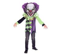 amscan Disfraz infantil Scary Payaso Big Head 4-6, multicolor, 4 Hasta 6 Años (9907118)