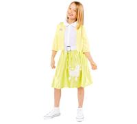 Amscan - Disfraz oficial de Sandy Summer Nights para niños de 6 a 12 años