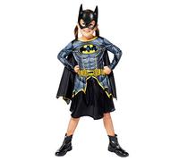 amscan Disfraz oficial de Warner Bros Batgirl de 2 a 12 años, Negro, amarillo y azul, 4-6 años