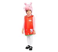 amscan-Disfraz Peppa XLh Head 2-3 años Niña Pig, multicolor, (361-9907548_0194099013925)