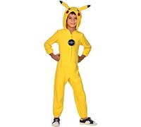amscan-Disfraz POKEMON Pikac Suit 8-10 años Niño Pikachu, dibujo animado, color amarillo, (361-9908885_0194099027373)
