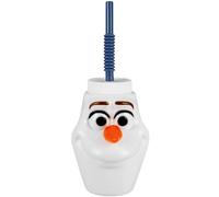 Amscan Disney Frozen 2 Olaf Vaso de plástico para sorber | 17.6 onzas | 1 unidad.