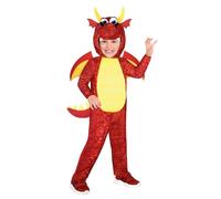 (PKT) (9912030) Disfraz de dragón infantil (6-8 años)
