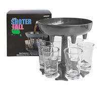 amscan Drinking Game Shot Dispenser con 1 dispensador y 6 Copas platic, Multicolor, Talla única