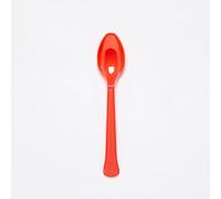 Amscan Fiesta Red 9915409-203 - Cucharas de fiesta de plástico reutilizables ecológicas, aptas para lavavajillas, paquete de 24