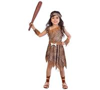 amscan Girl Years Little Cave-Disfraz para niña, 10-12 años, 5 piezas, multicolor, (9904490)