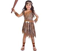 amscan Girl Years Little Cave-Disfraz para niña, 10-12 años, 5 piezas, multicolor, (9904490)