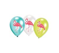 Amscan - Globos 9903333 Juego Flamingo paraíso, multicolor , color/modelo surtido