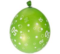 Amscan - Globos de látex de 27,5 cm con impresión en Todas Las Edades (50/6 años)
