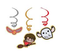 6Pc Harry Potter Swirl Decorations