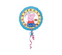 Amscan Globo de papel de aluminio Peppa Pig Happy Birthday 3159201 estándar colores surtidos
