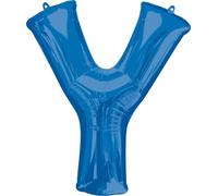 Amscan International 3544901 - Globo, diseño de letra Y, color azul