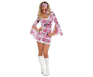 Amscan International - Disfraz para adulto Años 60S Retro, talla UK 8 - 10 (844586-55)