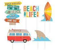 Amscan Kit de decoración de vida de playa, 5 unidades