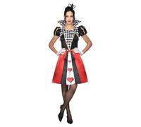 Amscan - Ladies Queen of Hearts Fancy Dress Costume Sizes: 8-18