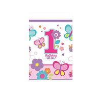 Amscan - Mantel (1,3 cm x 2,4 m, plástico), diseño de cumpleaños