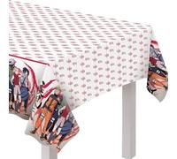 amscan Mantel de plástico Multicolor Naruto (54 x 96 Pulgadas), Paquete de 1, cumpleaños y Fiestas Infantiles