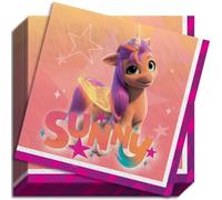 Amscan My Little Pony - Servilletas de papel para fiestas de cumpleaños, 7 pulgadas, multicolor