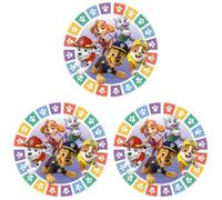 amscan Paw Patrol 8 platos multicolor (Paquete de 3)