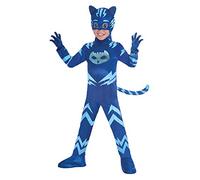 amscan - PJ Masks Disfraz Mask Cat Boy Luxe (7-8 años), multicolor, 7AM9902966