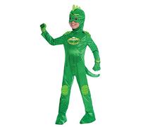 amscan - PJ Masks Disfraz Mask Gekko Luxe (3-4 años), multicolor, 7AM9902968