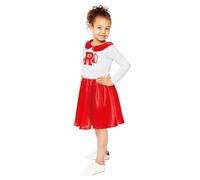 amscan (PKT) (9909266) Disfraz de animadora Sandy Rydell High para niñas (8-10 años) - Grease Movie