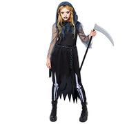 amscan (PKT (Fix 2/1000) (9917942) Grim Reaper - Vestido talla 12-14