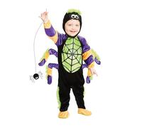 amscan (PKT (PDBSP06) Disfraz de araña espeluznante para niños (12-18 m)